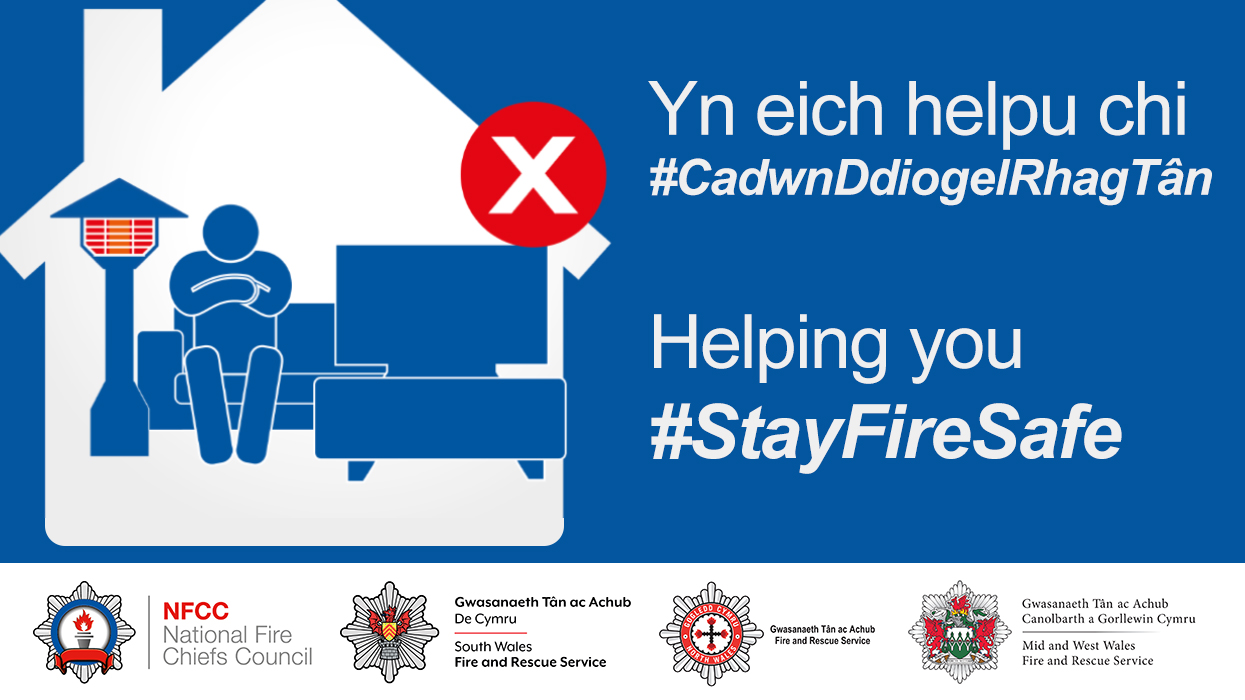 Welsh Fire and Rescue Services urge residents to ‘Stay Fire Safe’ this winter 